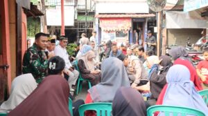 Dandim 0504 Jaksel dan Kapolres Jaksel Gelar Jaga Jakarta On The Spot di Kramat Pela