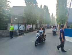 Polsek Panongan Perkuat Strong Point, Amankan Arus Lalu Lintas Pagi